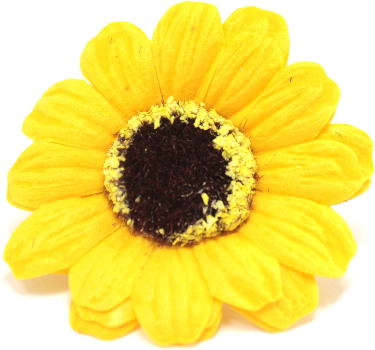50x Ambachtelijke Zeep Bloem - Small Zonnebloem - Geel