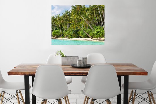 Poster Palmier - Mer - Tropical - 80x60 cm
