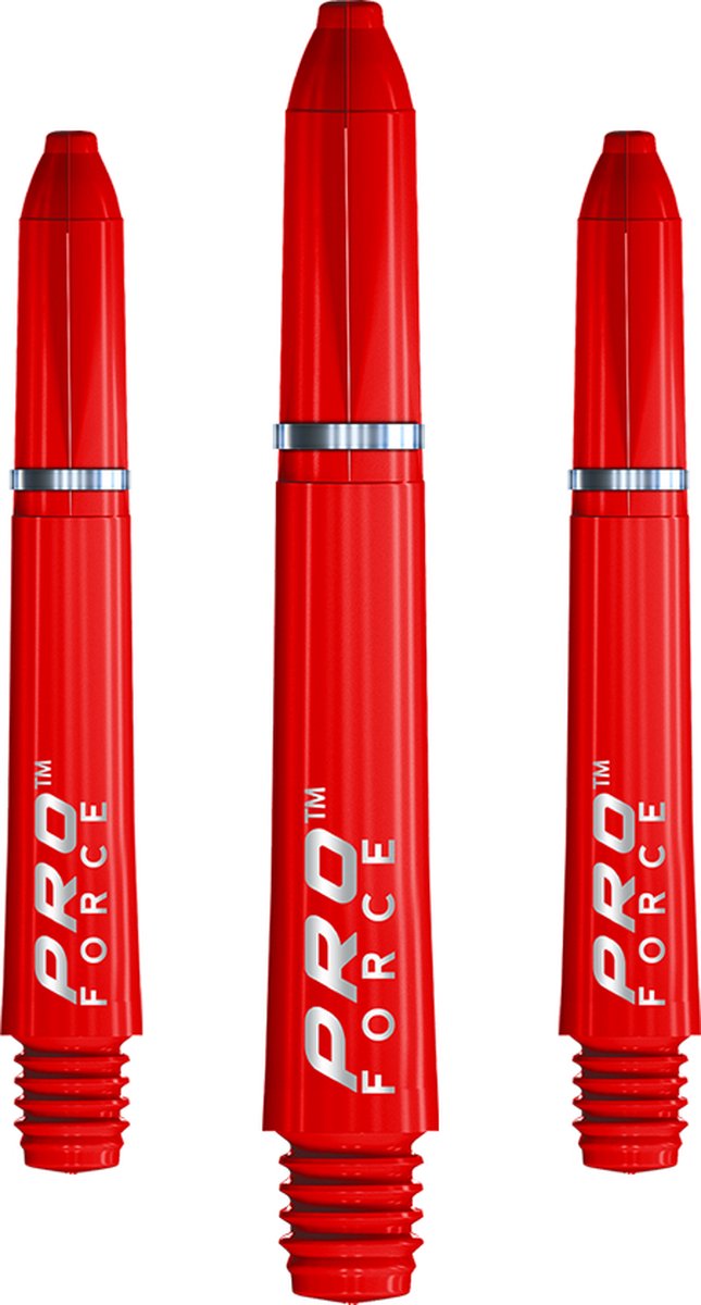 WINMAU - Pro Force Dartschachten Rood, Korte - 1 set per pakket (3 Dartschacht in totaal) van Winmau — afbeelding 3