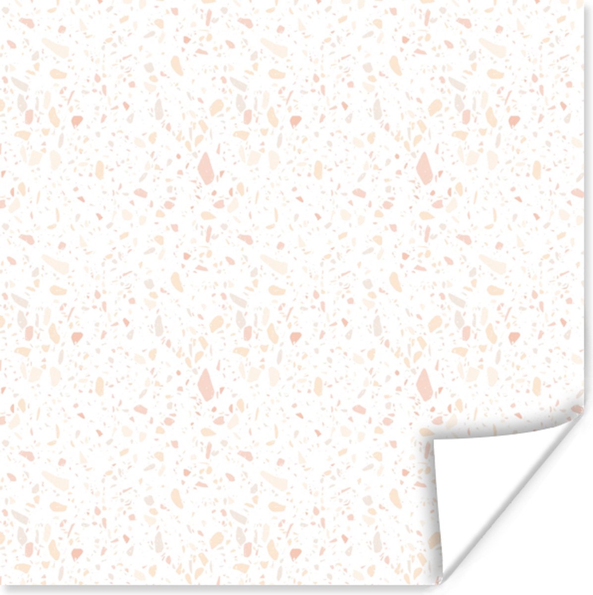 Poster Patroon - Terazzo - Structuur - 30x30 cm
