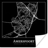 Poster Amersfoort - Stadskaart - Plattegrond - Kaart - 50x50 cm