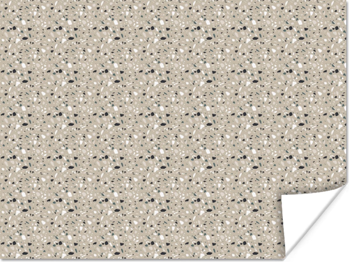 Poster Terazzo - Structuur - Patroon - 120x90 cm