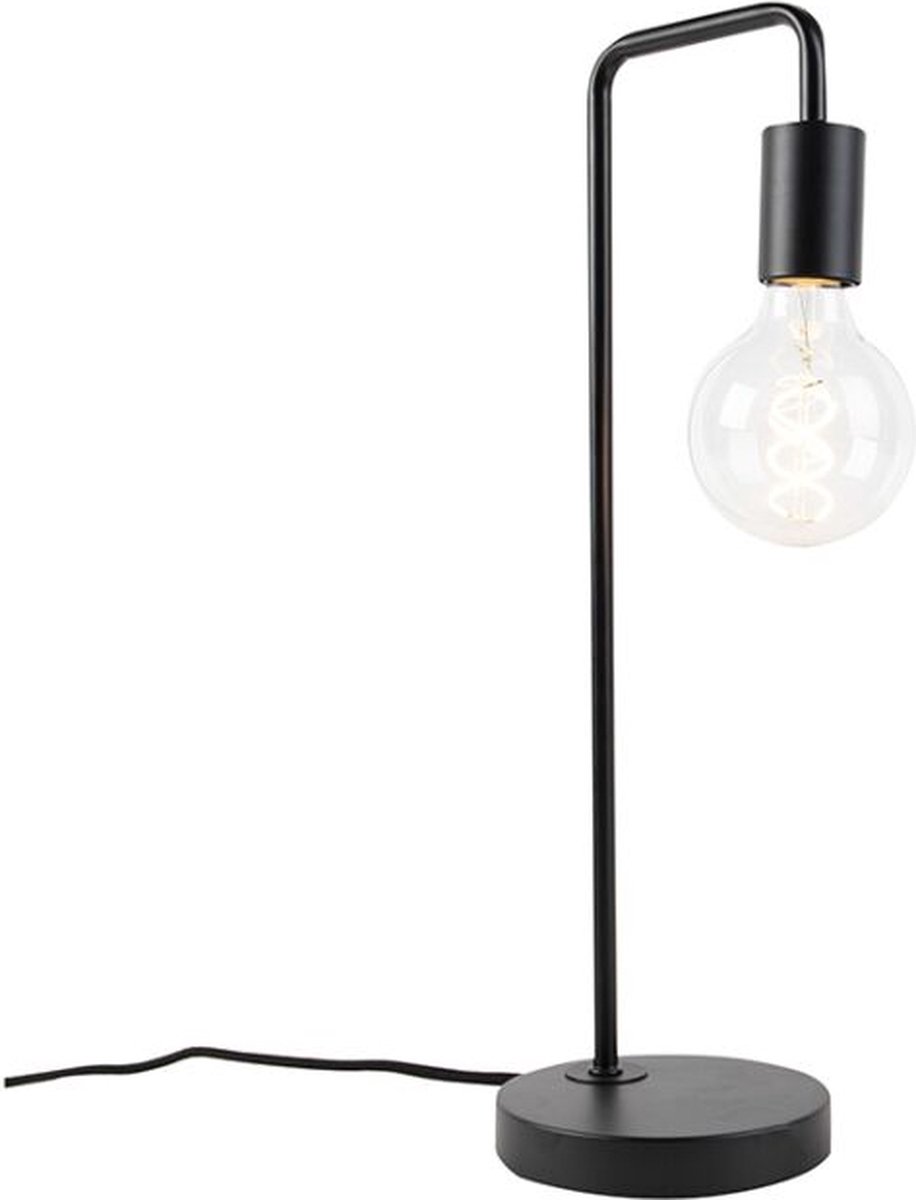 Tafellamp Zwart Metaal - H45cm - E27