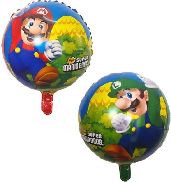 Super Mario Folie Ballon-Verjaardag-18 inch-thema feest-