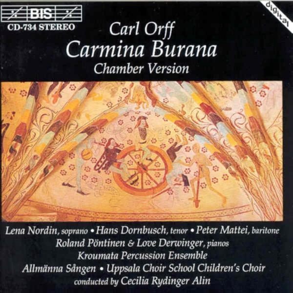 Kroumata Percussion Ensemble, Cecilia Rydinger Alin - Orff: Carmina Burana (Chamber Version) (CD)