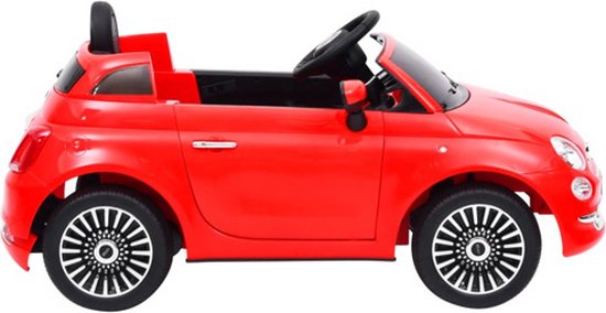 vidaXL Kinderauto Fiat 500 elektrisch rood