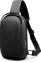 MR7510 - Sling Rugzak - Borsttas Met USB Port - Anti Diefstal - Water Afstotende Crossbody Bag - Schoudertas - Geschikt voor 9.7 "iPad - Unisex