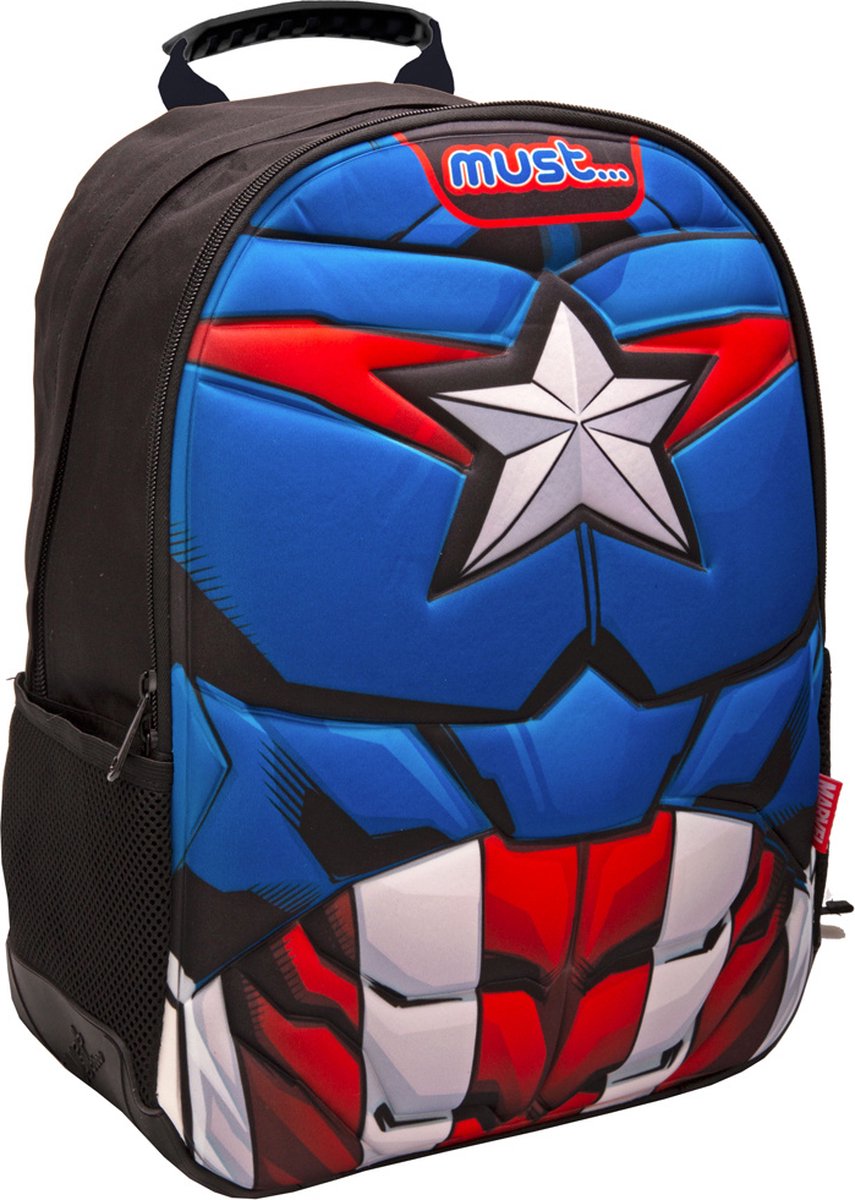 Marvel Avengers Rugzak, Captain America - 45 x 33 x 16 cm - Polyester