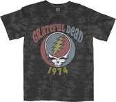 Grateful Dead - 1974 Heren T-shirt - L - Grijs