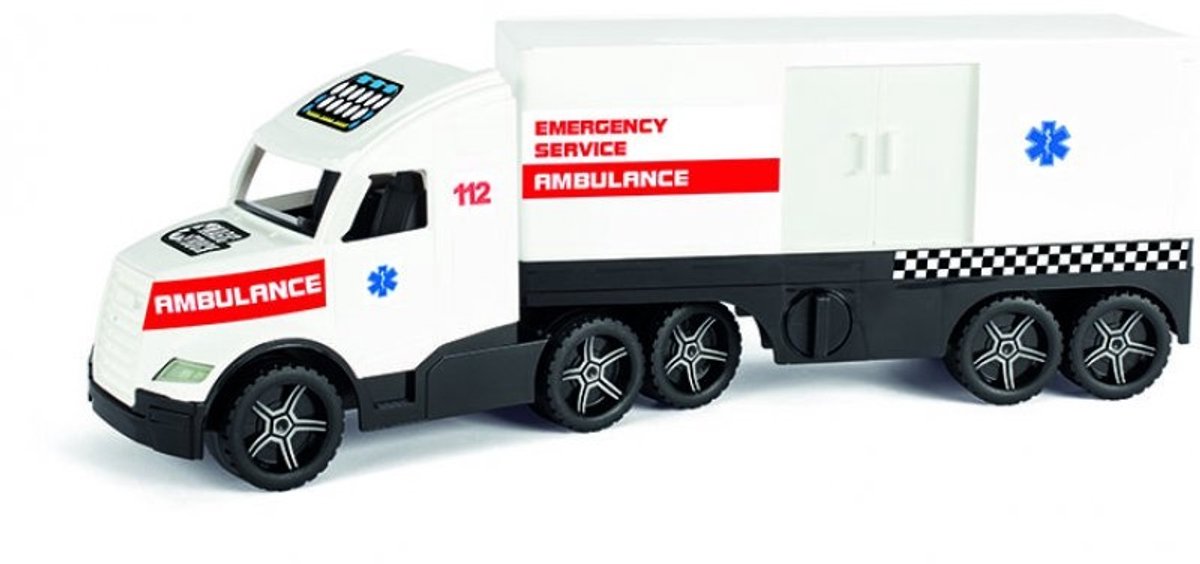 Wader Ambulance Truck 79 Cm Wit