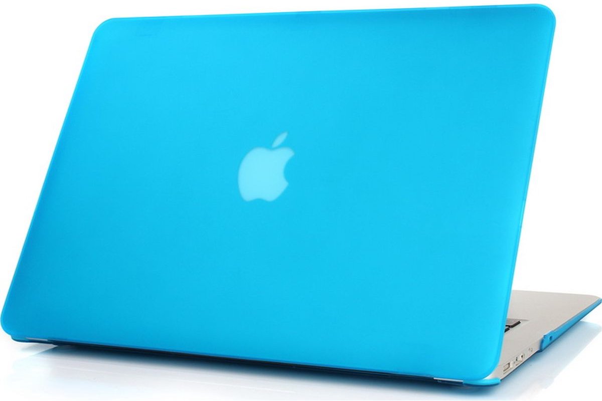 Mobigear - Laptophoes geschikt voor Apple MacBook Air 13 Inch (2010-2019) Hoes Hardshell Laptopcover MacBook Case | Mobigear Matte - Blauw - Model A1369 / A1466