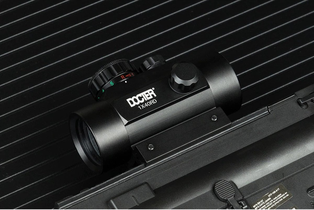 Acheter DOCTER 1x40 lunette de visée tactique point rouge portée vue chasse  holographique point vert vue avec support de Rail 11mm 20mm