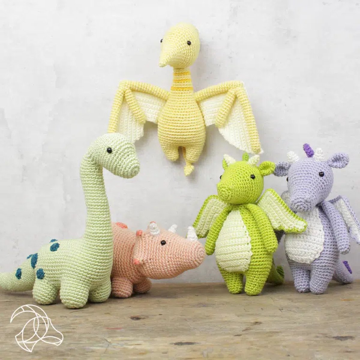 Hardicraft Brontosaurus Haakpakket - Haken - DIY - Voor Volwassenen - Knuffels - Haakpakketten — afbeelding 9