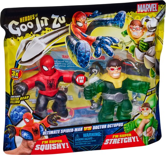 Goo Jit Zu Marvel Versus Pack - Spider Man Vs Docteur Octopus