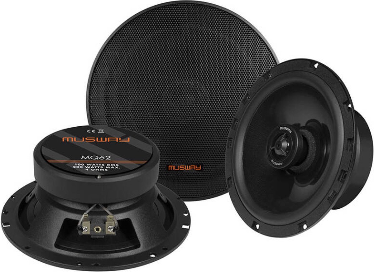 Musway MQ62 16,5 CM 2-way COAXIAL SPEAKERS