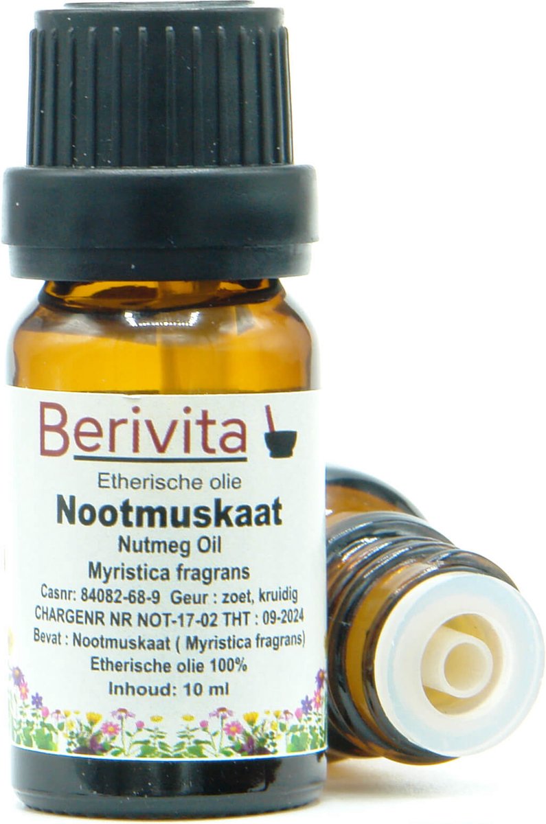 Goedkoopste Nootmuskaat Olie 100 10ml - Etherische Nootmuskaatolie - Nutmeg Oil