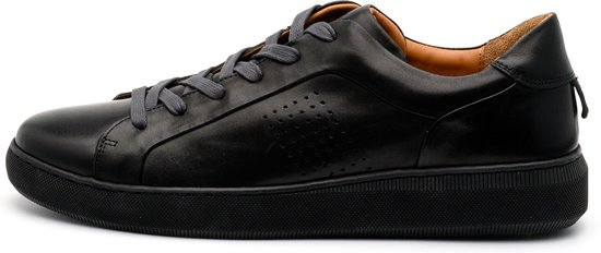 Viatore sneaker Helsinki Black Met orthopedische inlegzool Maat 46