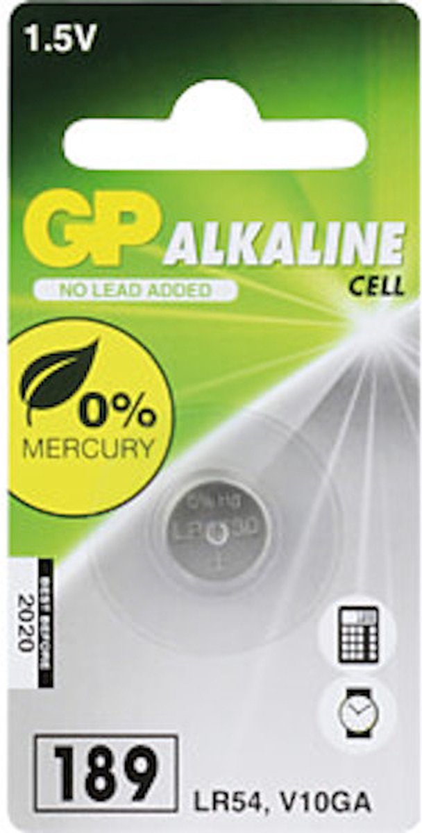 Goedkoopste 189 GP horloge batterij 1 doosje á 10 stuks