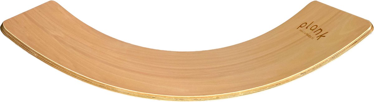 PLANK houten balansbord 30x90cm|wobblebord| balance board