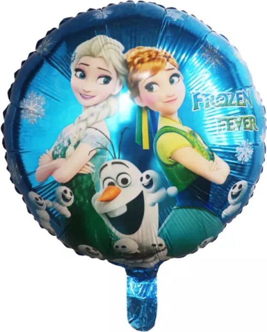 Frozen-Elza-Anna-Olaf-45CM-Folie-Ballon-Verjaardag-Thema