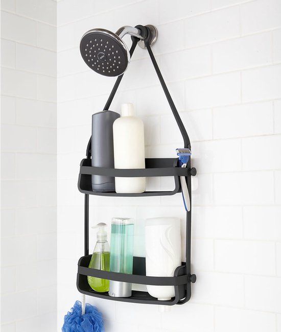 Wenko Milo douchecaddy RVS zwart - SK47981