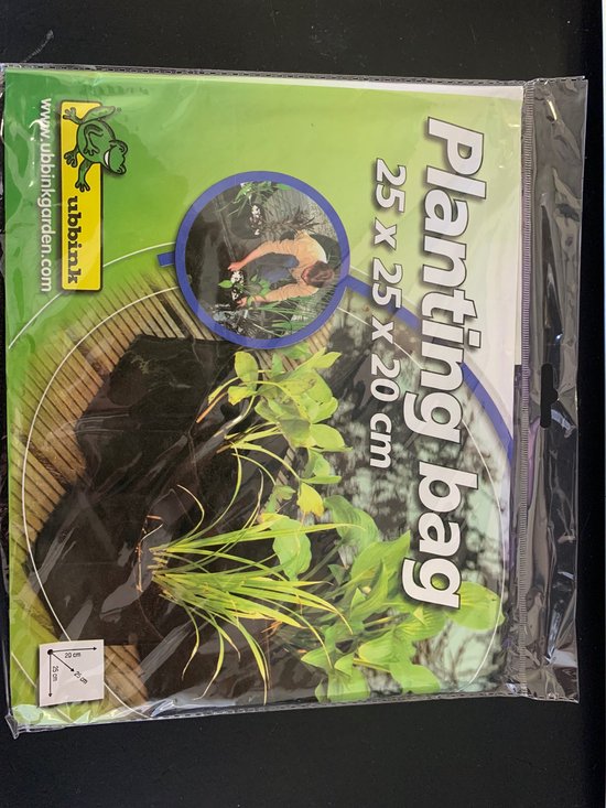 Ubbink - Waterplantzakje vierkant 20x25x25cm - Plantenbak vijver - Vierkant