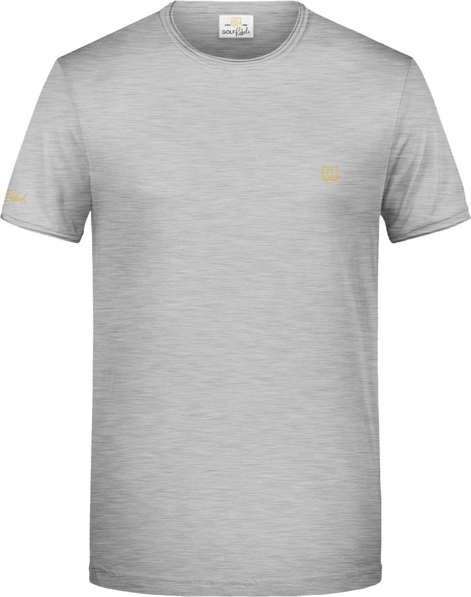 GolfRebels T-shirt heather grey maat L
