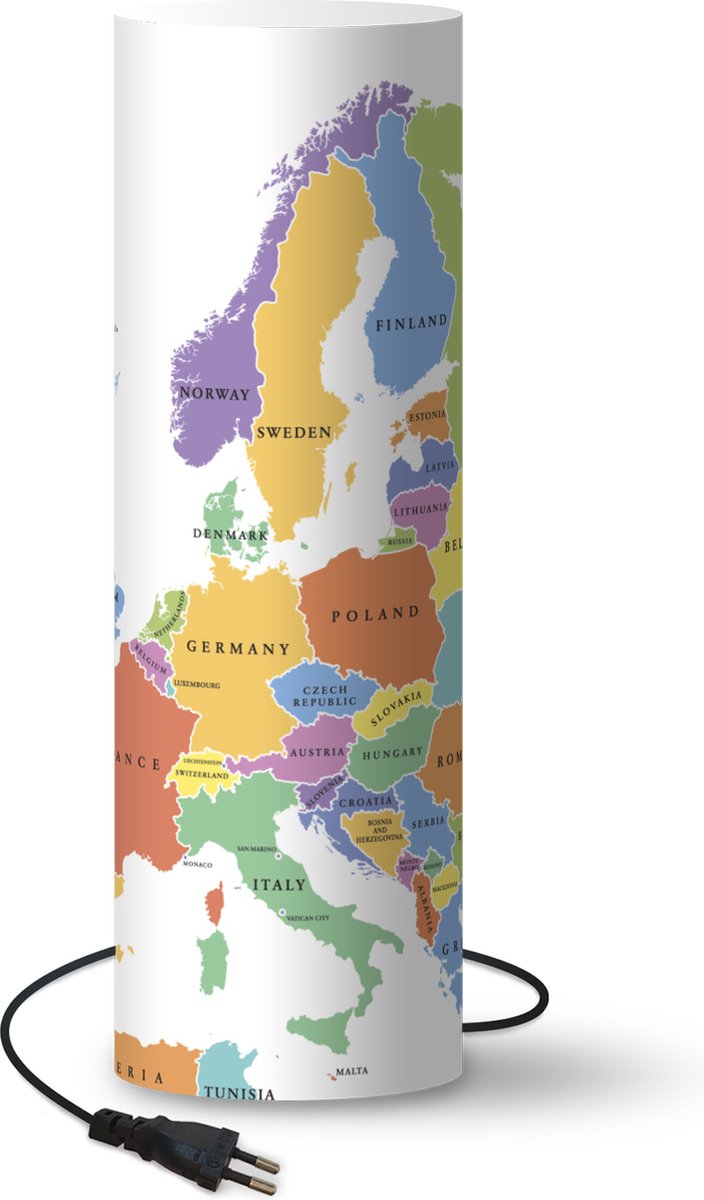 Lamptiger Tafellamp - Europa - Ø 22 Cm - E14 - Multicolor