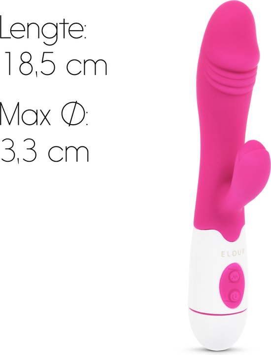 Eldur® Tarzan Vibrator - 30 Standen - Stil & Discreet - Seksspeeltjes - Vibrators voor Vrouwen - Clitoris & G-spot Stimulator - Dildo - Sex Toys