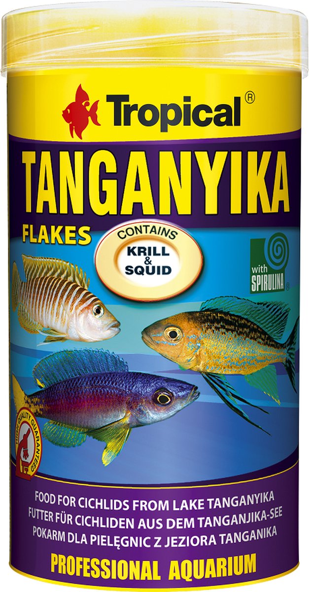 Tropical Tanganyika Vlokvoer - Aquarium Visvoer - 250ml