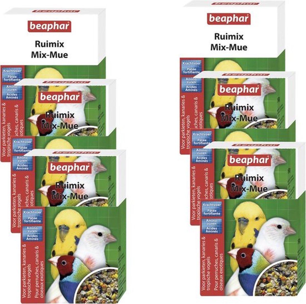 6x Beaphar Ruimix Kanarie - vogelvoer - 150g