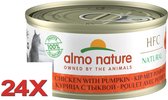 Almo Nature HFC - Kattenvoer - Kip & Pompoen - 24x70g
