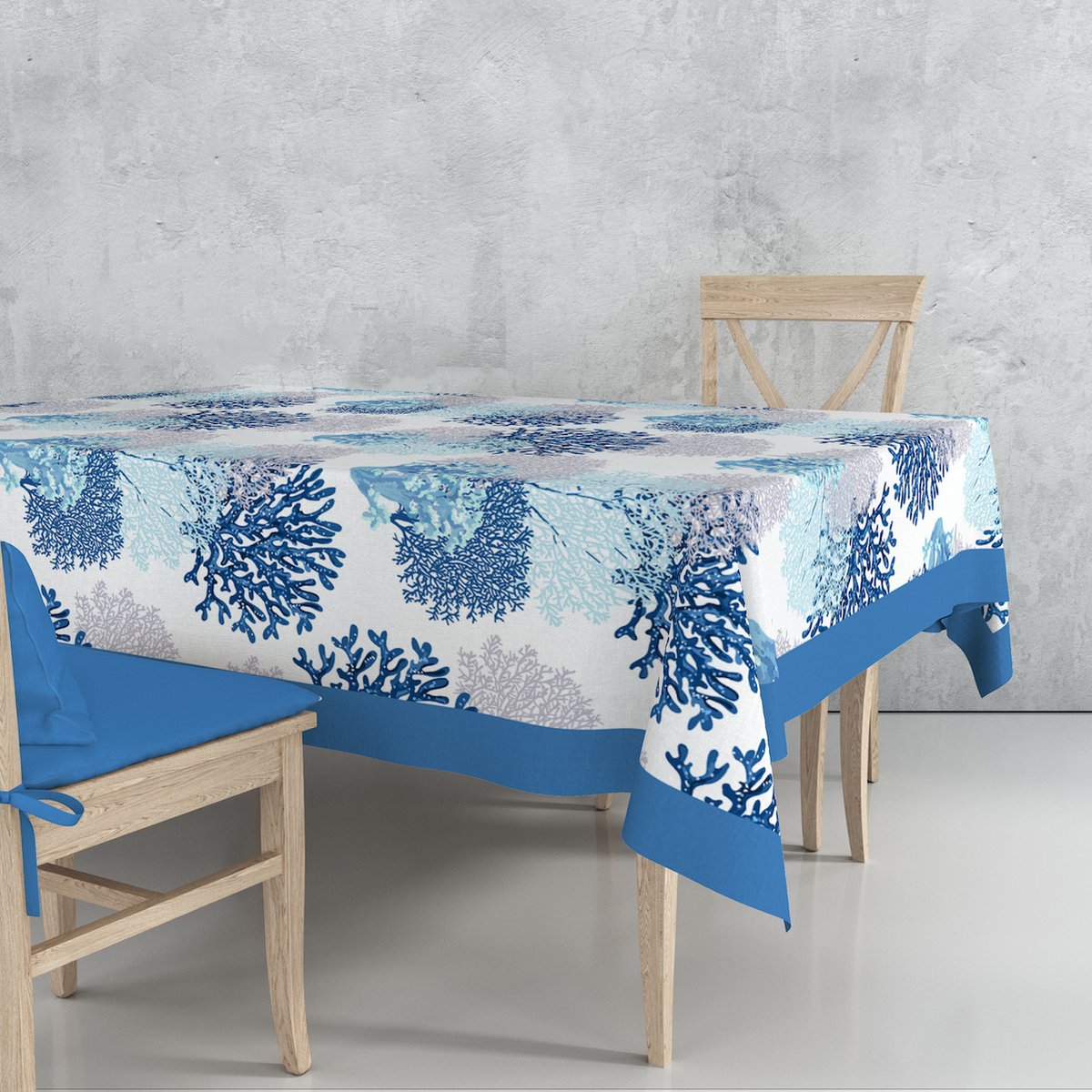 kerst-tafelkleed - tafelkleed buiten - tafellaken - rechthoekig - table cloth - Coral - Dream Decorations - 140x180 cm