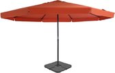 vidaXL - Parasol - met - draagbare - voet - terracottakleurig