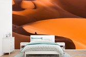 Behang - Fotobehang Eenzaam in de woestijn - Breedte 390 cm x hoogte 260 cm