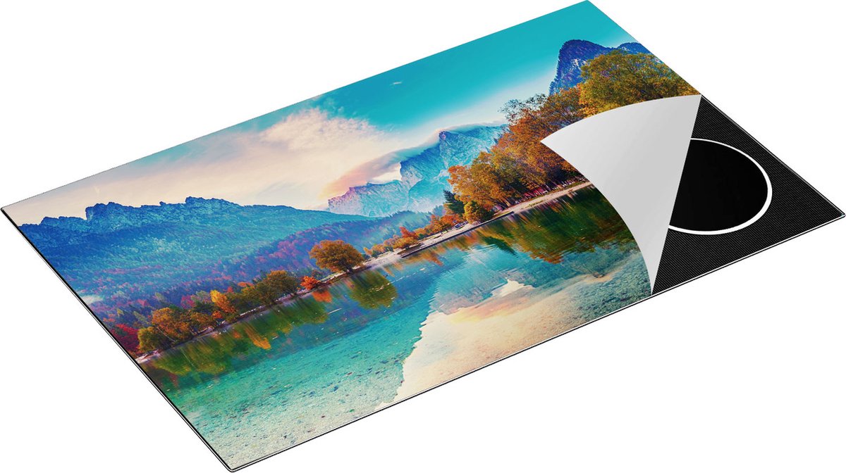 Chefcare Inductie Beschermer Meer - 85x50 cm - Afdekplaat Inductie - Kookplaat Beschermer - Inductie Mat