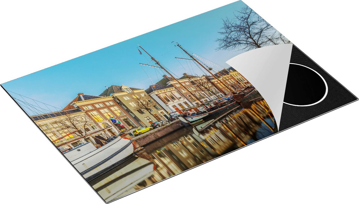 Chefcare Inductie Beschermer Groningen Hoge der A Haven - 76x51,5 cm - Afdekplaat Inductie - Kookplaat Beschermer - Inductie Mat