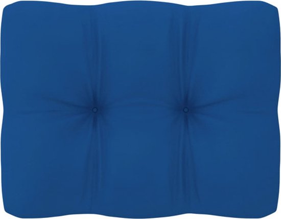vidaXL-Palletkussen-50x40x12-cm-stof-koningsblauw