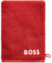 Hugo Boss washandje - Plain - Red - 15x21 cm