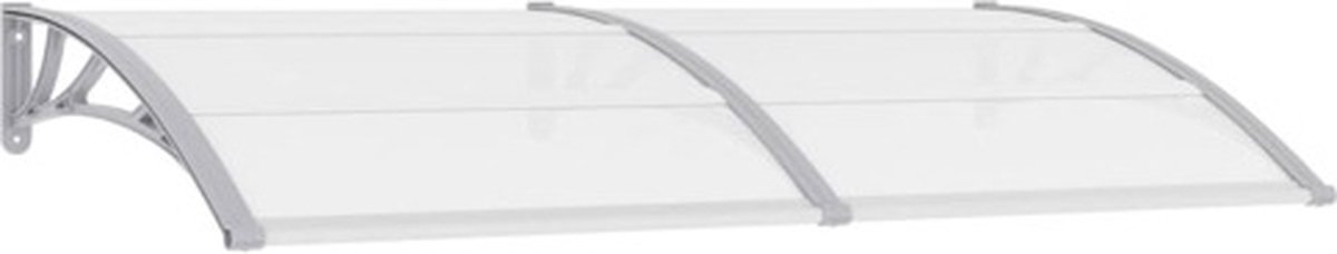 Bol.com vidaXL - Deurluifel - 200x100 - cm - PC - grijs aanbieding
