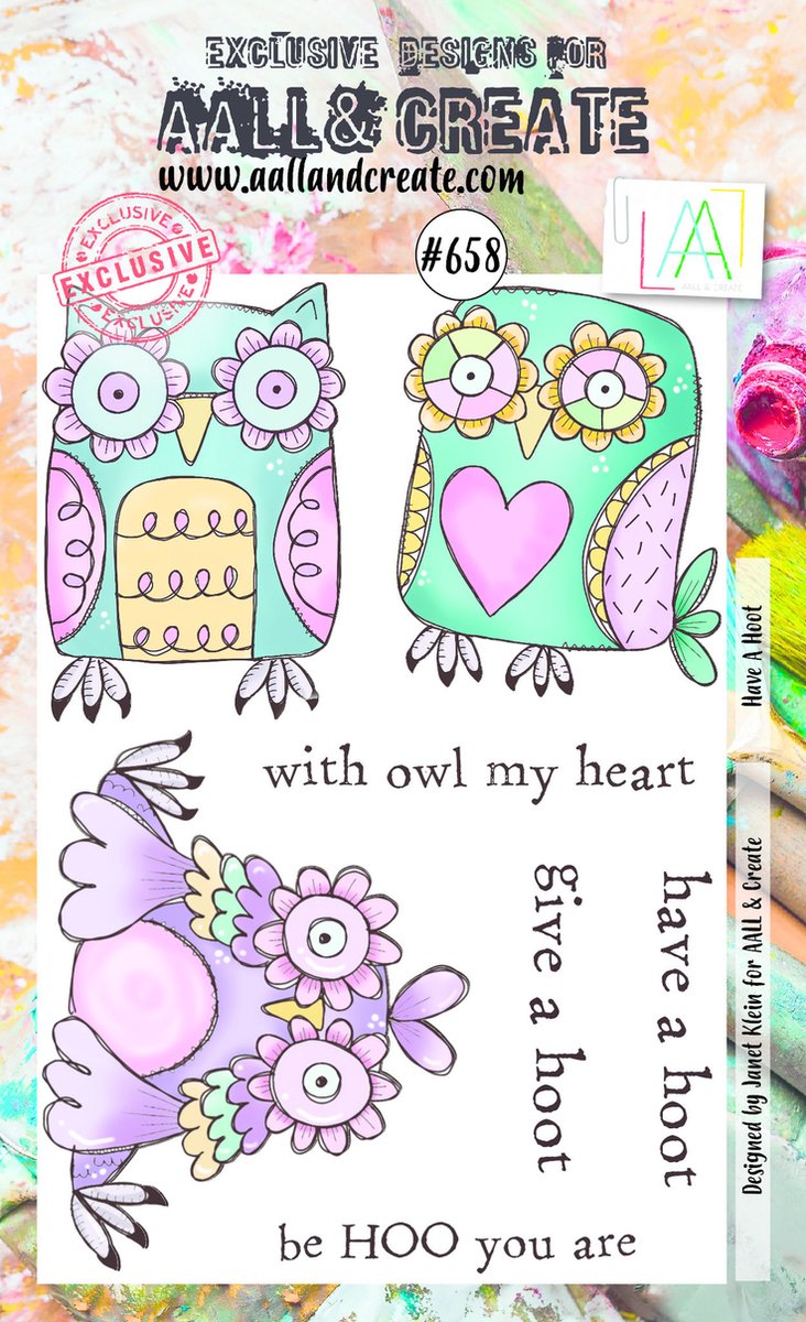 Aall & Create clearstamps A6 - Have a hoot