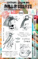Aall & Create clearstamps A5 - Flock together
