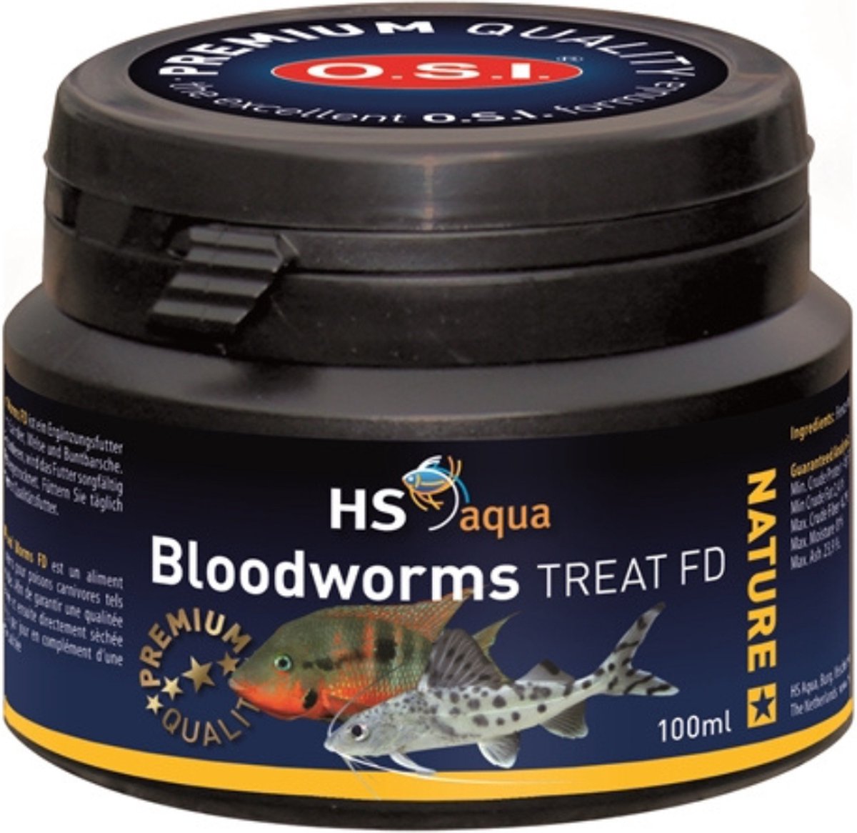 HS Aqua Bloodworms - 100ML - Aquariumvoer