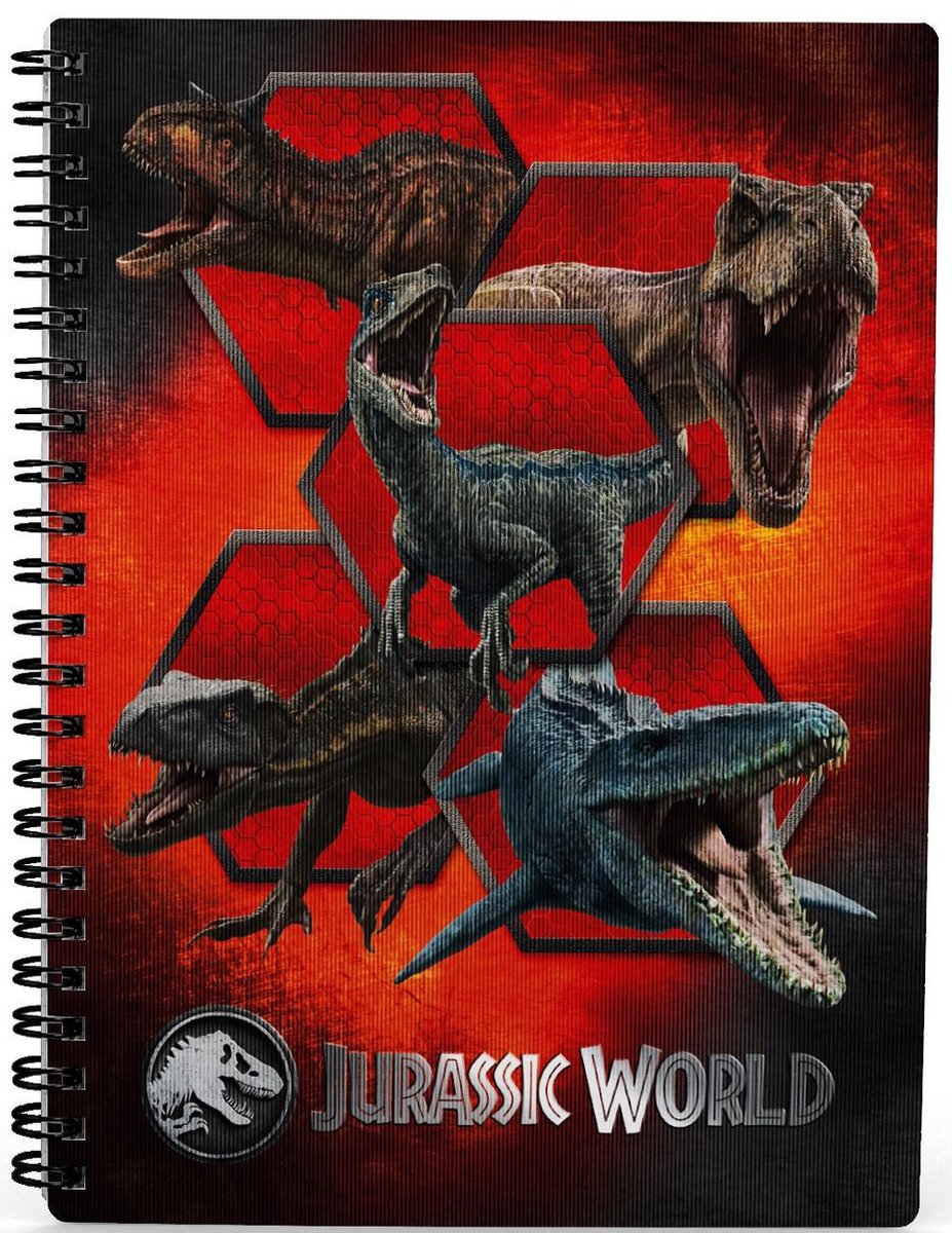 JURASSIC WORLD - Carnivorous 3D Effect - Notitieboek
