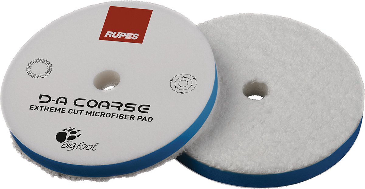 RUPES DA Microfiber Pad COARSE 130mm - per stuk