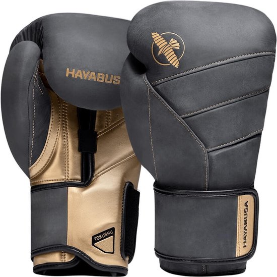 Hayabusa T3 LX Bokshandschoenen - Obsidian / Goud - 12 oz