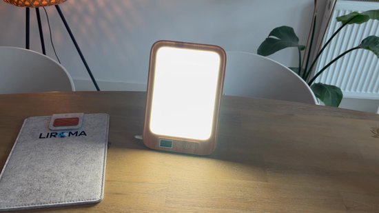 LIROMA® Lampe de luminothérapie: ⌀ 32, 10 000 LUX, Port USB, 3