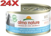 Almo Nature HFC - Kattenvoer - Jelly Gemengde Zeevis - 24x70gr