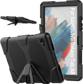 Case2go - Tablet hoes geschikt voor Samsung Galaxy Tab A8 (2022 & 2021) - 10.5 Inch - Extreme Armor Case - Zwart