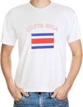 Wit heren t-shirt Costa Rica Xl